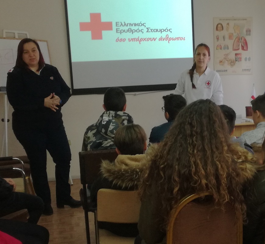 Δημοσιογραφική Ομάδα: Επίσκεψη στον Ερυθρό Σταυρό Αλεξανδρούπολης